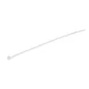 StarTech.com 100-Pack 6 collu(15cm) kabeļu saites - 1/8 collu(3.6mm) platas, 1-3/8 collu(39mm) sainīša diametrs, 40lb(18kg) stiepes izturība, neilona pašfiksējošas rāvējslēdzēja saites ar izliektu galu, UL sarakstā, balta - TAA