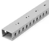 StarTech.com Open Slot kabeļu pārvaldības kanāls ar pārsegu, 1-1/2 collas (38 mm) P x 1 colla (25 mm) A - 6,5 pēdas (2 m) garš - 1/4 collas (8 mm) spraugas, PVC tīkla kabeļu slēpnis/sienas vadu kanāls, maks. 20 kabeļi, iekļauts UL sarakstā