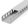StarTech.com Open Slot kabeļu pārvaldības kanāls ar pārsegu, 1-1/2 collas (38 mm) P x 1 colla (25 mm) A - 6,5 pēdas (2 m) garš - 1/4 collas (8 mm) spraugas, PVC tīkla kabeļu slēpnis/sienas vadu kanāls, maks. 20 kabeļi, iekļauts UL sarakstā