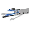 StarTech.com Open Slot kabeļu pārvaldības kanāls ar pārsegu, 1-1/2 collas (38 mm) P x 1 colla (25 mm) A - 6,5 pēdas (2 m) garš - 1/4 collas (8 mm) spraugas, PVC tīkla kabeļu slēpnis/sienas vadu kanāls, maks. 20 kabeļi, iekļauts UL sarakstā