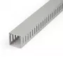 StarTech.com atvērto slotu kabeļu pārvaldības kanāls ar vāku, 2 collas(50mm) P x 2 collas(50mm) A – 6.5 pēdas(2m) garš – 1/4 collas(8mm) sloti, PVC tīkla kabeļu slēpnis/sienas vadu kanāls, maks. 80 kabeļi, UL sertificēts