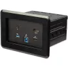 StarTech.com konferenču telpas dokstacija - universāla klēpjdatoru dokstacija - 4K HDMI, 60 W strāvas padeve, USB centrmezgls, GbE, audio - iebūvējams galda savienotājbloks ātrajām sanāksmēm/konferenču telpām