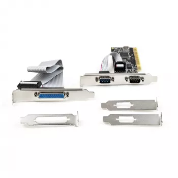 StarTech.com PCI seriālās un paralēlās kombinētās kartes ar diviem seriālajiem RS232 portiem (DB9) un 1 paralēlo LPT portu (DB25) - PCI kombinētā adaptera karte - PCI paplašināšanas kartes kontrolieris - PCI uz printera karti
