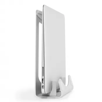 StarTech.com klēpjdatora statīvs – 2-in-1 klēpjdatora pacēlājs vai vertikālais statīvs – ideāli piemērots ultrabook datoriem un MacBook Pro/Air – ergonomisks leņķa klēpjdatora turētājs biroja galdam – sudraba krāsā, alumīnijs