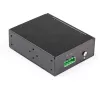 StarTech.com Industrial Gigabit Ethernet PoE inžektors - 30 W 802.3at PoE+ viduspunkts 48V-56VDC DIN sliedes Power over Ethernet inžektora adapteris - -40°C līdz +75°C kamerām/sensoriem/WiFi piekļuvei