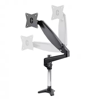 StarTech.com galda stiprinājuma monitora svira vienam VESA displejam līdz 32 collām vai 49 collu platekrānam 8 kg/17,6 lb - pilnas kustības šarnīra un augstuma regulējama - C veida skava, caurlaide - viena monitora svira