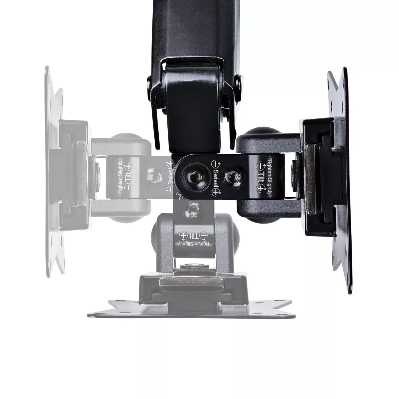 StarTech.com galda stiprinājuma monitora svira vienam VESA displejam līdz 32 collām vai 49 collu platekrānam 8 kg/17,6 lb - pilnas kustības šarnīra un augstuma regulējama - C veida skava, caurlaide - viena monitora svira