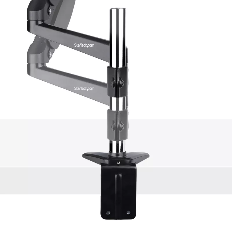 StarTech.com galda stiprinājuma monitora svira vienam VESA displejam līdz 32 collām vai 49 collu platekrānam 8 kg/17,6 lb - pilnas kustības šarnīra un augstuma regulējama - C veida skava, caurlaide - viena monitora svira