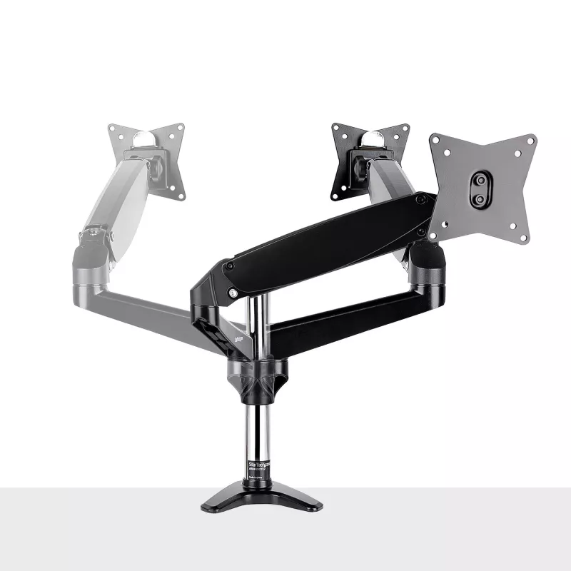StarTech.com galda stiprinājuma monitora svira vienam VESA displejam līdz 32 collām vai 49 collu platekrānam 8 kg/17,6 lb - pilnas kustības šarnīra un augstuma regulējama - C veida skava, caurlaide - viena monitora svira