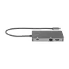 StarTech.com USB C daudzportu adapteris - HDMI 4K 30Hz vai VGA ceļojumu dokstacija - 5Gbps USB 3.0 centrmezgls (USB A / USB C porti) - 100W strāvas padeve - SD/microSD - GbE - 30cm kabelis - USB C mini dokstacija