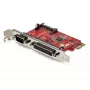 StarTech.com PCIe karte ar seriālo un paralēlo pieslēgvietu - PCI Express kombinētais adapteris ar 1x DB25 paralēlo pieslēgvietu un 1x RS232 seriālo pieslēgvietu - paplašināšanas/kontroliera karte - PCIe printera karte