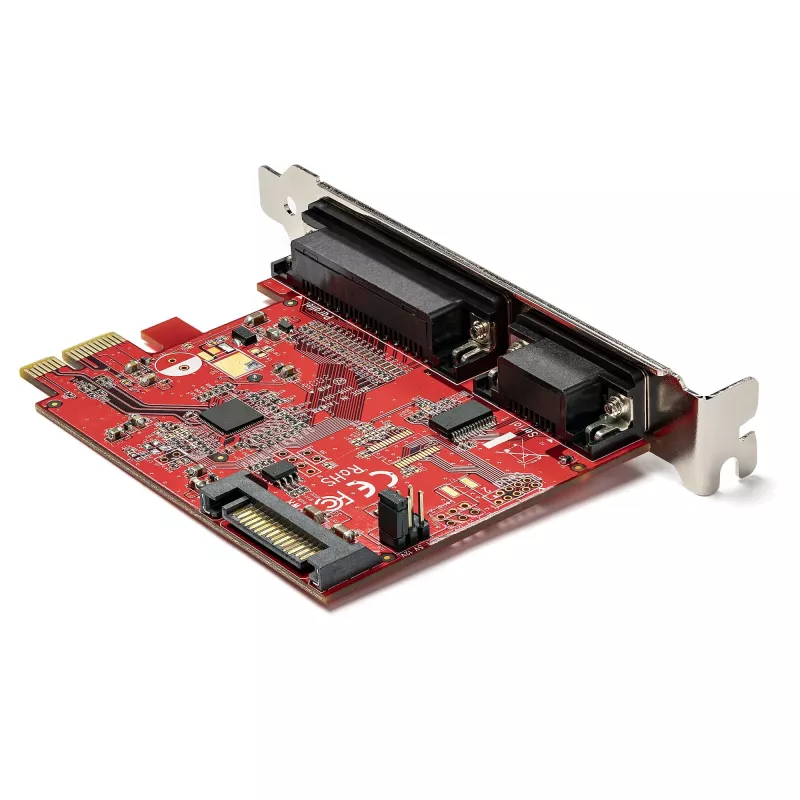 StarTech.com PCIe karte ar seriālo un paralēlo pieslēgvietu - PCI Express kombinētais adapteris ar 1x DB25 paralēlo pieslēgvietu un 1x RS232 seriālo pieslēgvietu - paplašināšanas/kontroliera karte - PCIe printera karte