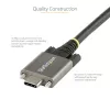 StarTech.com 20 collu (50 cm) sānu skrūvju bloķēšanas USB-C kabelis 10 Gbit/s - USB 3.1/3.2 Gen 2 Type-C kabelis - 100 W (5 A) jaudas piegādes uzlāde, DP Alt režīms - divkārša skrūvju bloķēšana - USB-C vads uzlādei/sinhronizācijai