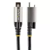 StarTech.com 20 collu (50 cm) augšējās skrūves fiksējošs USB C kabelis 10 Gbps - USB 3.1/3.2 Gen 2 Type-C kabelis - 100 W (5 A) Power Delivery uzlāde, DP Alt Mode - viena skrūves fiksācija, USB-C vads uzlādei/sinhronizācijai