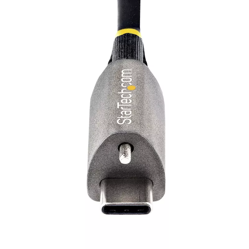 StarTech.com 20 collu (50 cm) augšējās skrūves fiksējošs USB C kabelis 10 Gbps - USB 3.1/3.2 Gen 2 Type-C kabelis - 100 W (5 A) Power Delivery uzlāde, DP Alt Mode - viena skrūves fiksācija, USB-C vads uzlādei/sinhronizācijai