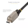 StarTech.com 20 collu (50 cm) augšējās skrūves fiksējošs USB C kabelis 10 Gbps - USB 3.1/3.2 Gen 2 Type-C kabelis - 100 W (5 A) Power Delivery uzlāde, DP Alt Mode - viena skrūves fiksācija, USB-C vads uzlādei/sinhronizācijai