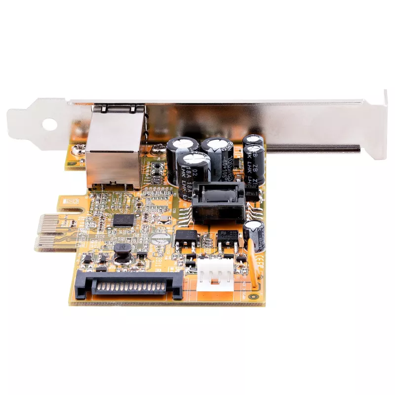 StarTech.com 1 pieslēgvieta 2,5 Gbps PoE tīkla karte, PCIe Ethernet karte ar RJ45, 30W 802.3at PoE NIC galddatoriem/serveriem, tīkla PoE LAN adapteris ar zema profila kronšteinu, NBaseT, Windows/Linux