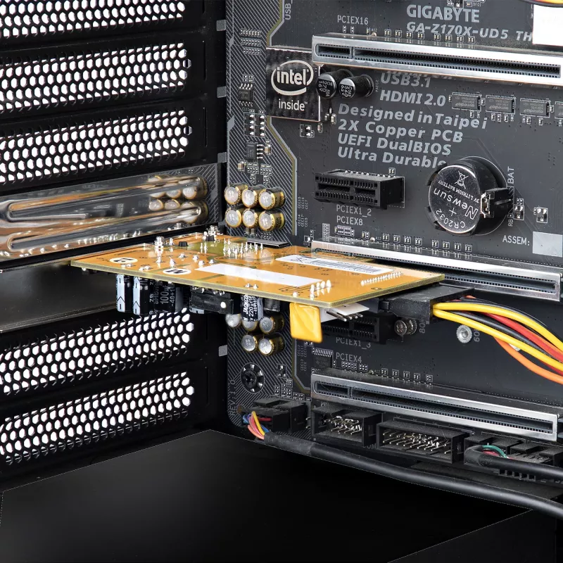 StarTech.com 1 pieslēgvieta 2,5 Gbps PoE tīkla karte, PCIe Ethernet karte ar RJ45, 30W 802.3at PoE NIC galddatoriem/serveriem, tīkla PoE LAN adapteris ar zema profila kronšteinu, NBaseT, Windows/Linux