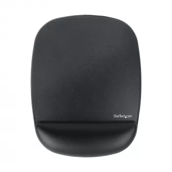 StarTech.com peles paliktnis ar plaukstas balstu, 6,7x7,1x0,8 collas (17x18x2 cm), ergonomisks peles paliktnis ar plaukstas atbalstu, galda plaukstas paliktnis ar neslīdošu PU pamatni, polsterēts gēla peles paliktnis ar plaukstas balstu