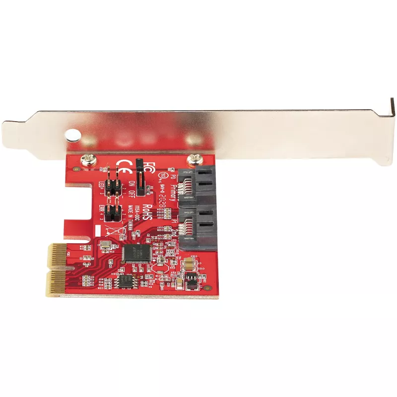 StarTech.com SATA PCIe karte - 2 pieslēgvietu PCIe SATA paplašināšanas karte - 6Gbps - pilna/zema profila - PCI Express uz SATA adapteris/kontrolieris - ASM1062R SATA RAID - PCIe uz SATA pārveidotājs