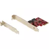 StarTech.com SATA PCIe karte - 2 pieslēgvietu PCIe SATA paplašināšanas karte - 6Gbps - pilna/zema profila - PCI Express uz SATA adapteris/kontrolieris - ASM1062R SATA RAID - PCIe uz SATA pārveidotājs