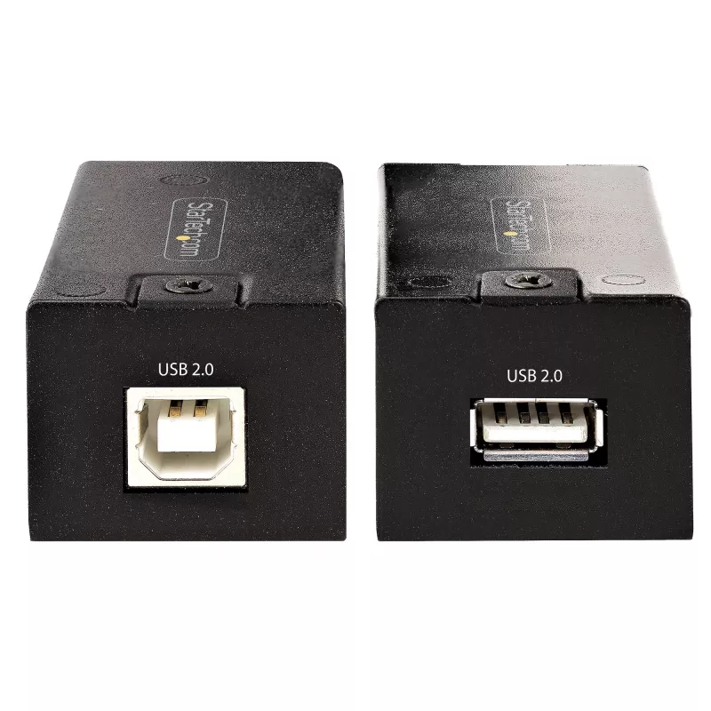 StarTech.com 150 m (492 pēdas) USB 2.0 pagarinātājs, izmantojot Cat5e/Cat6 Ethernet kabeli, ārēji barots USB paplašinātājs caur RJ45/tīkla kabeli, USB caur Ethernet kabeļa pagarinātājs/adapteris