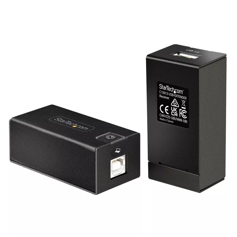StarTech.com 150 m (492 pēdas) USB 2.0 pagarinātājs, izmantojot Cat5e/Cat6 Ethernet kabeli, ārēji barots USB paplašinātājs caur RJ45/tīkla kabeli, USB caur Ethernet kabeļa pagarinātājs/adapteris