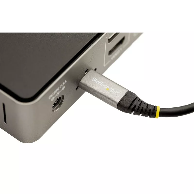 StarTech.com 50 cm (20 collas) USB C kabelis 10 Gbit/s – USB 3.1 Type-C kabelis – 100 W (5 A) strāvas padeves uzlāde, DP Alt režīms – USB-C vads USB-C klēpjdatoram/tālrunim/ierīcei – uzlāde/sinhronizācija