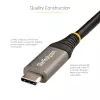 StarTech.com 50 cm (20 collas) USB C kabelis 10 Gbit/s – USB 3.1 Type-C kabelis – 100 W (5 A) strāvas padeves uzlāde, DP Alt režīms – USB-C vads USB-C klēpjdatoram/tālrunim/ierīcei – uzlāde/sinhronizācija