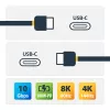 StarTech.com 0,9 m (1 m) sānu skrūvju fiksējošs USB C kabelis 10 Gbps – USB-IF sertificēts USB-C kabelis – USB 3.1/3.2 Gen 2 Type-C kabelis – 100 W (5 A) Power Delivery lādēšana, DP Alt režīms – divkārša skrūvju fiksācija – USB-C vads lādēšanai/sinhronizācijai