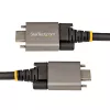 StarTech.com 0,9 m (1 m) sānu skrūvju fiksējošs USB C kabelis 10 Gbps – USB-IF sertificēts USB-C kabelis – USB 3.1/3.2 Gen 2 Type-C kabelis – 100 W (5 A) Power Delivery lādēšana, DP Alt režīms – divkārša skrūvju fiksācija – USB-C vads lādēšanai/sinhronizācijai