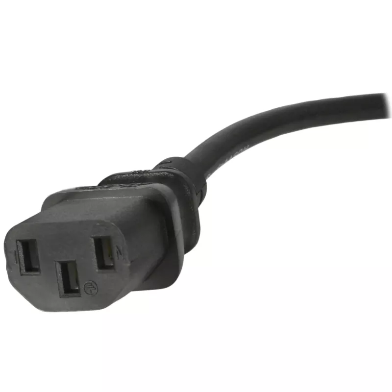 StarTech.com 3 pēdas (1 m) Lielbritānijas datora barošanas kabelis, BS 1363 uz C13, 18AWG, 10A 250V, maiņstrāvas barošanas vada nomaiņa, tējkannas vads / Lielbritānijas barošanas vads, datora barošanas bloka kabelis, televizora barošanas kabelis