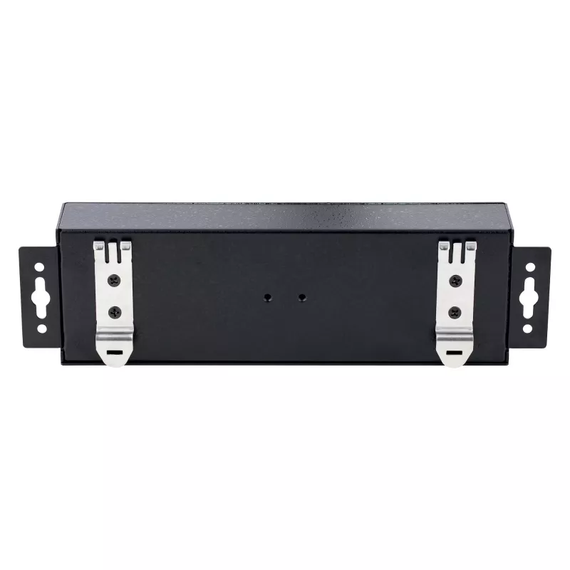 StarTech.com 10 portu rūpnieciskais USB 2.0 centrmezgls, izturīgs USB centrmezgls ar ESD 4. līmeņa aizsardzību, uz DIN sliedes/sienas/galda stiprināms USB-A centrmezgls, USB pieslēgvietu paplašinātājs ar fiksējamiem portiem, daudzportu USB centrmezgls