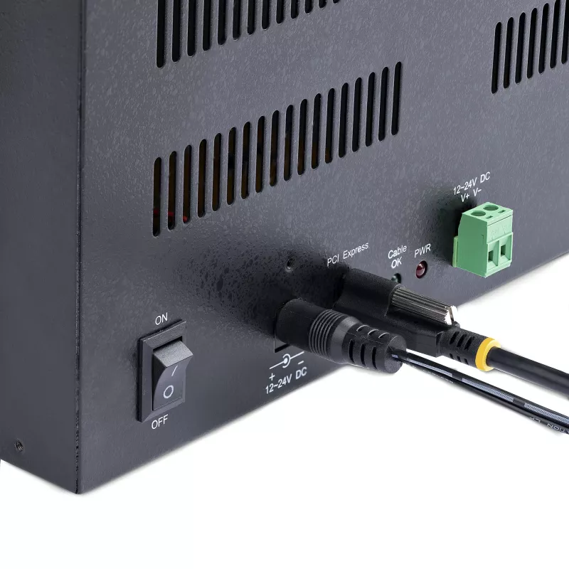 StarTech.com 4 Slot PCIe paplašināšanas korpuss ar PCIe x2 resursdatora karti, PCIe 2.0 - 10Gbit/s, ārējās PCIe pieslēgvietas galddatoriem/serveriem, PCI Express paplašināšanas kaste/adapteris, 4 PCIe x1 pieslēgvietas