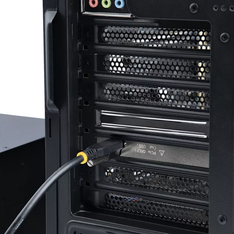 StarTech.com 4 Slot PCIe paplašināšanas korpuss ar PCIe x2 resursdatora karti, PCIe 2.0 - 10Gbit/s, ārējās PCIe pieslēgvietas galddatoriem/serveriem, PCI Express paplašināšanas kaste/adapteris, 4 PCIe x1 pieslēgvietas