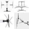 StarTech.com VESA TV sienas stiprinājums, regulējams pilnas kustības TV sienas stiprinājums 23 collu-55 collu displejiem, plāns TV montāžas kronšteins, iztur 30 kg (66 lb), izbīdāms/noliecams/pagriežams TV sienas stiprinājums