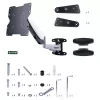 StarTech.com VESA TV sienas stiprinājums, regulējams pilnas kustības TV sienas stiprinājums 23 collu-55 collu displejiem, plāns TV montāžas kronšteins, iztur 30 kg (66 lb), izbīdāms/noliecams/pagriežams TV sienas stiprinājums