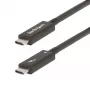 StarTech.com 6 pēdas (2 m) aktīvais Thunderbolt 4 kabelis, 40 Gbps, 100 W jaudas piegāde, 4K/8K video, Intel sertificēts Thunderbolt kabelis — saderīgs ar USB4/Thunderbolt 4/ USB 3.2/ USB Type-C/DisplayPort/Thunderbolt 3