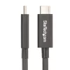 StarTech.com 6 pēdas (2 m) aktīvais Thunderbolt 4 kabelis, 40 Gbps, 100 W jaudas piegāde, 4K/8K video, Intel sertificēts Thunderbolt kabelis — saderīgs ar USB4/Thunderbolt 4/ USB 3.2/ USB Type-C/DisplayPort/Thunderbolt 3