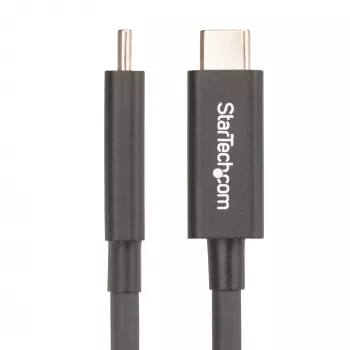 StarTech.com 6 pēdas (2 m) aktīvais Thunderbolt 4 kabelis, 40 Gbps, 100 W jaudas piegāde, 4K/8K video, Intel sertificēts Thunderbolt kabelis — saderīgs ar USB4/Thunderbolt 4/ USB 3.2/ USB Type-C/DisplayPort/Thunderbolt 3