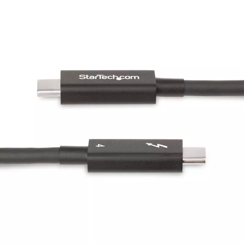 StarTech.com 6 pēdas (2 m) aktīvais Thunderbolt 4 kabelis, 40 Gbps, 100 W jaudas piegāde, 4K/8K video, Intel sertificēts Thunderbolt kabelis — saderīgs ar USB4/Thunderbolt 4/ USB 3.2/ USB Type-C/DisplayPort/Thunderbolt 3