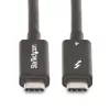 StarTech.com 6 pēdas (2 m) aktīvais Thunderbolt 4 kabelis, 40 Gbps, 100 W jaudas piegāde, 4K/8K video, Intel sertificēts Thunderbolt kabelis — saderīgs ar USB4/Thunderbolt 4/ USB 3.2/ USB Type-C/DisplayPort/Thunderbolt 3
