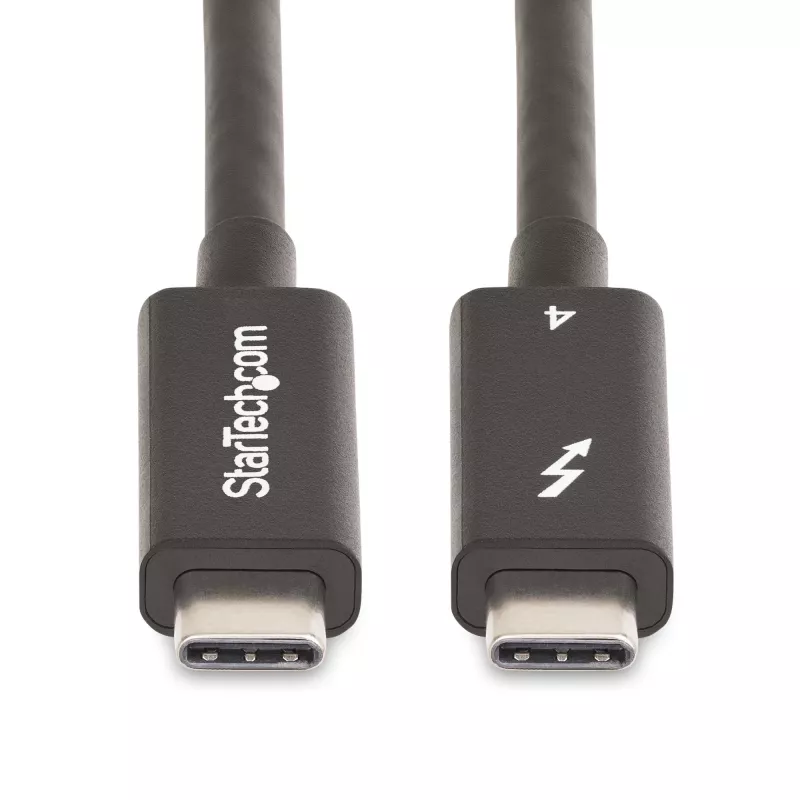 StarTech.com 6 pēdas (2 m) aktīvais Thunderbolt 4 kabelis, 40 Gbps, 100 W jaudas piegāde, 4K/8K video, Intel sertificēts Thunderbolt kabelis — saderīgs ar USB4/Thunderbolt 4/ USB 3.2/ USB Type-C/DisplayPort/Thunderbolt 3
