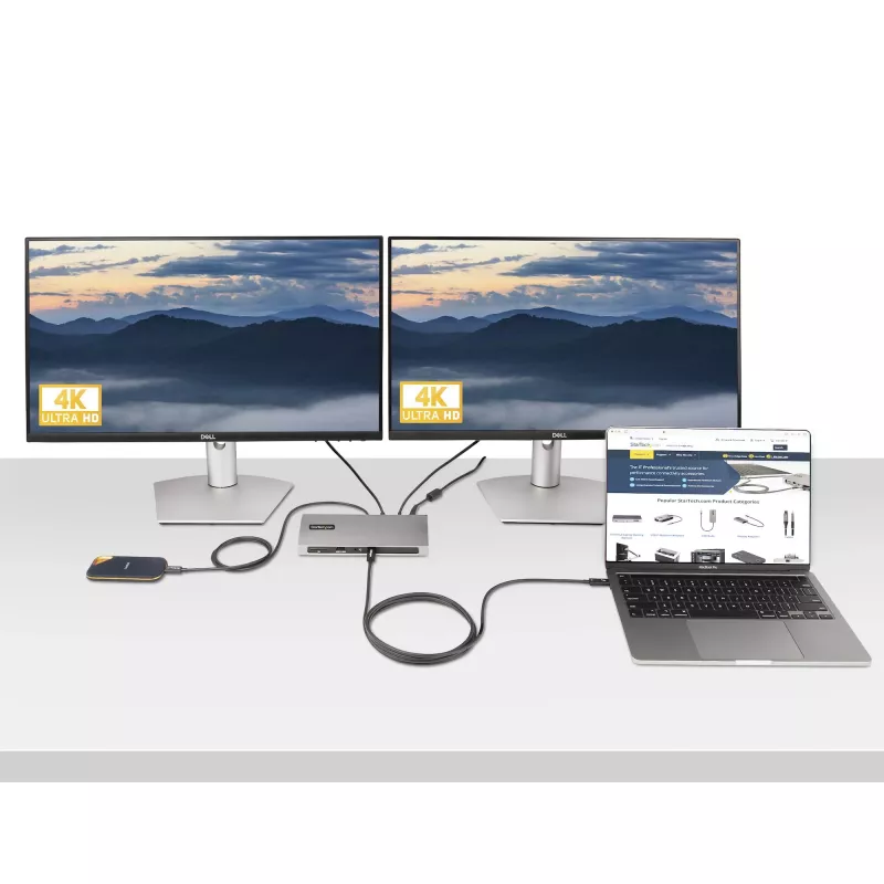 StarTech.com 6 pēdas (2 m) aktīvais Thunderbolt 4 kabelis, 40 Gbps, 100 W jaudas piegāde, 4K/8K video, Intel sertificēts Thunderbolt kabelis — saderīgs ar USB4/Thunderbolt 4/ USB 3.2/ USB Type-C/DisplayPort/Thunderbolt 3