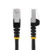 StarTech.com 10m CAT6a Ethernet kabelis - melns - ar zemu dūmu un nulles halogēna (LSZH) - 10GbE 500MHz 100W PoE++ aizķeršanās novēršanas RJ-45 ar sprieguma atslogojumiem S/FTP tīkla savienojuma vads