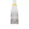 StarTech.com 3m CAT6a Ethernet kabelis - Balts - Zema dūmu līmeņa bezhalogēna (LSZH) - 10GbE 500MHz 100W PoE++ noķeršanās novēršanas RJ-45 ar spriegojuma samazinātājiem S/FTP tīkla savienojuma vads