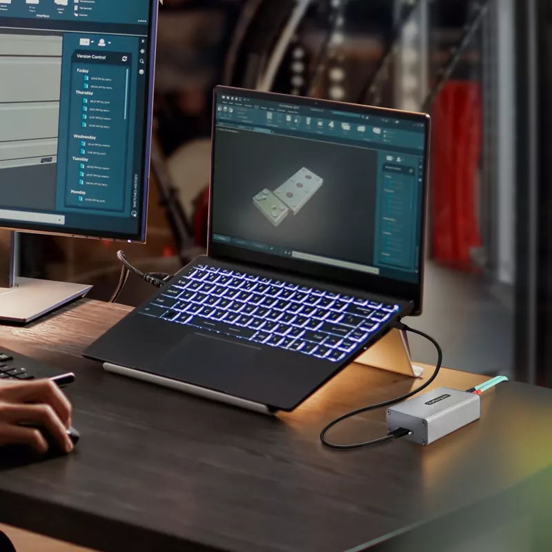StarTech.com 2-Portu USB 3.0 Paplašinātājs pa OM3 Daudzmodu Optisko Šķiedru - LC/LC - 2x 5Gbps USB-A Centrmezgls - 350m Diapazons - Izturīgs USB Optiskās Šķiedras Paplašinātājs - Optiskais USB Paplašinātājs