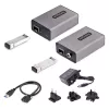 StarTech.com 2-Portu USB 3.0 Paplašinātājs pa OM3 Daudzmodu Optisko Šķiedru - LC/LC - 2x 5Gbps USB-A Centrmezgls - 350m Diapazons - Izturīgs USB Optiskās Šķiedras Paplašinātājs - Optiskais USB Paplašinātājs
