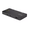StarTech.com 2 portu USB-C KVM slēdzis, viens 4K 60 Hz HDMI monitors, divi 100 W jaudas padeves caurlaides porti, barošana no kopnes, saderīgs ar USB Type-C/USB4/Thunderbolt 3/4 – mazs formas faktors