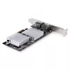 StarTech.com 2-portu 10GbE PCIe tīkla adaptera karte, tīkla karte personālajiem datoriem/serveriem, sešu ātrumu PCIe Ethernet karte ar jumbo kadru atbalstu, NIC/LAN saskarnes karte, 10GBASE-T un NBASE-T